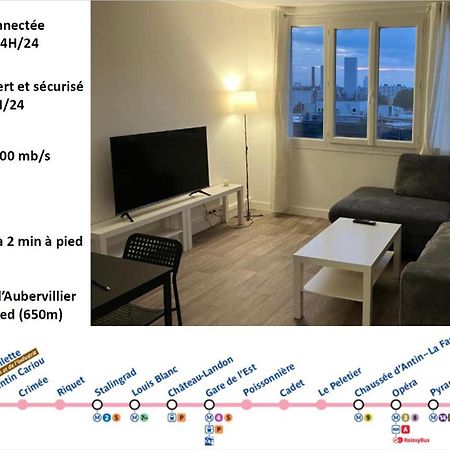Logement Spacieux A 15Min De Paris - Free Parking - Free Wifi Pantin Εξωτερικό φωτογραφία
